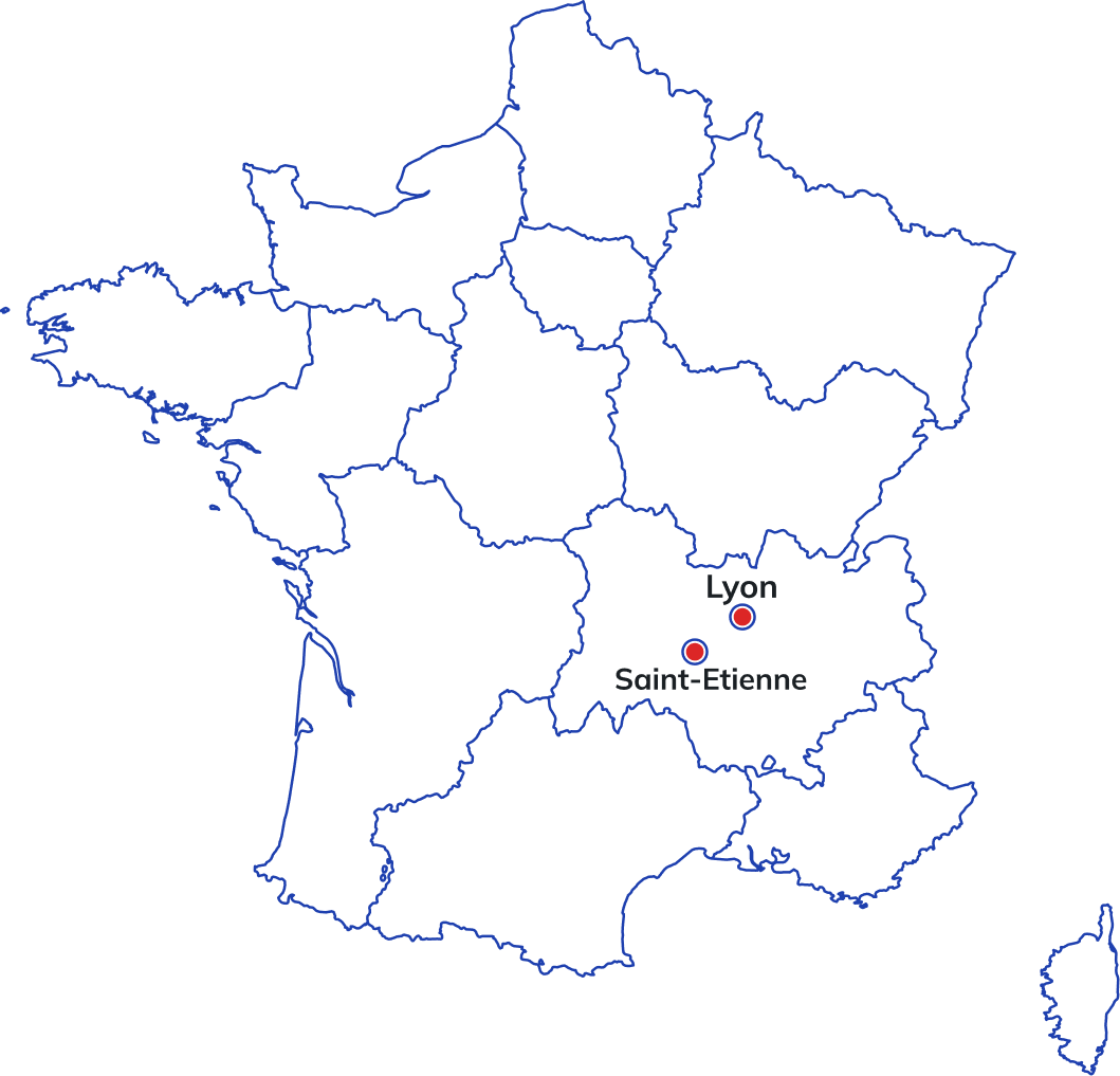 Zone d'intervention : Saint-Étienne et Lyon